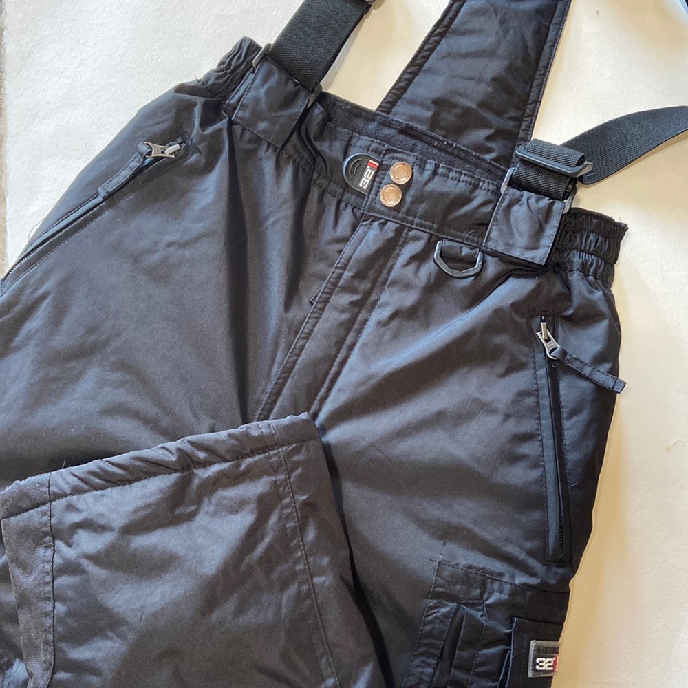 Ski Snow pants - Youth Size M 10/12 with removeable overalls, Great condition!